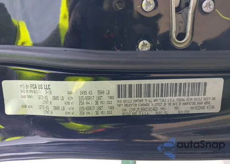 2019 Jeep Cherokee Latitude Plus 4X4 из США, поврежденный, VIN 1C4PJMLB5KD181463